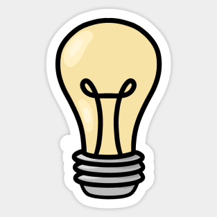 Lightbulb Sticker